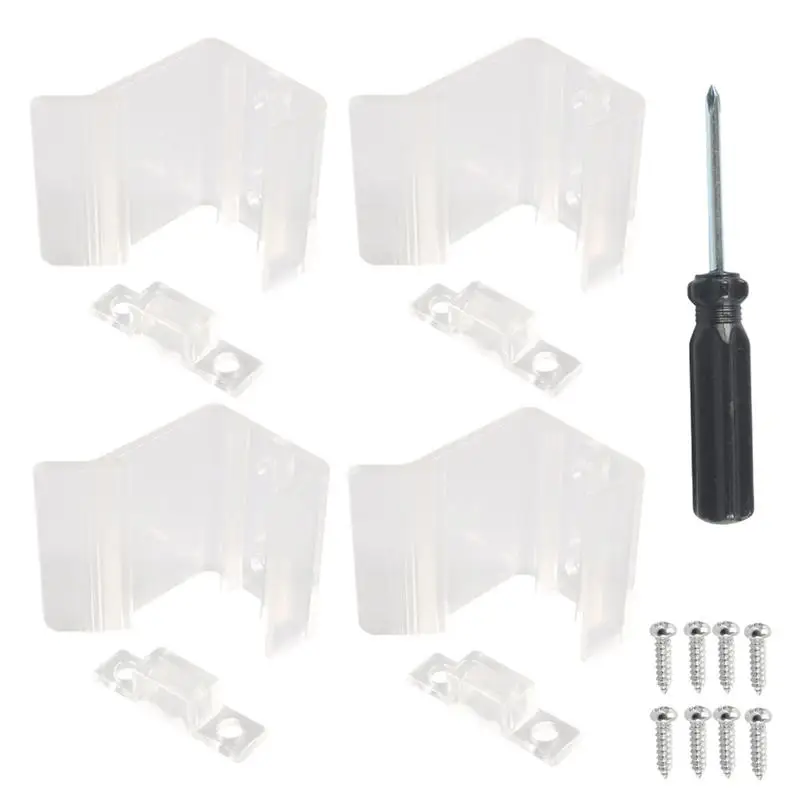 Sliding Mirror Door Latch Mirrored Sliding Closet Catch Door Lock with Screw Safety Interior Hardware Shock Absorption