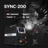 DECAPOWER SYNCMIG 200 dual voltage MIG MAG MMA LIFT TIG 4 IN 1 Welder Gas Gasless welding machine 5