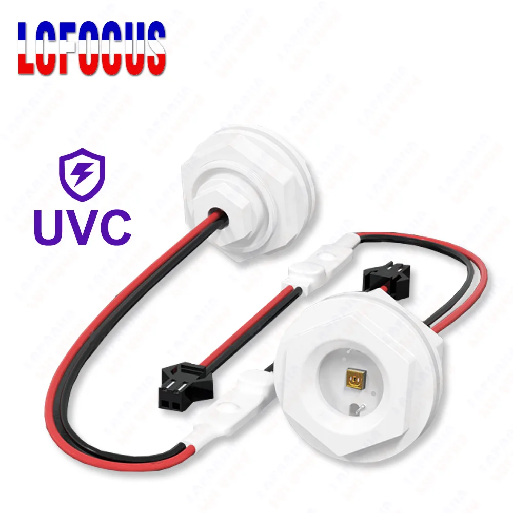 DC 12V 24V LED Ultraviolet Lamps UVC 270nm 275nm 280nm Deep UV Light For Water Air Purification Disinfection Sterilization