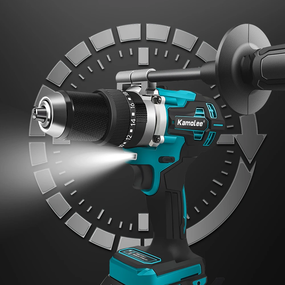 Kamolee 13mm   ũ 650NM 귯ø  Ʈ 帱, 3 in 1   ũ ̹, Makita 18v ͸