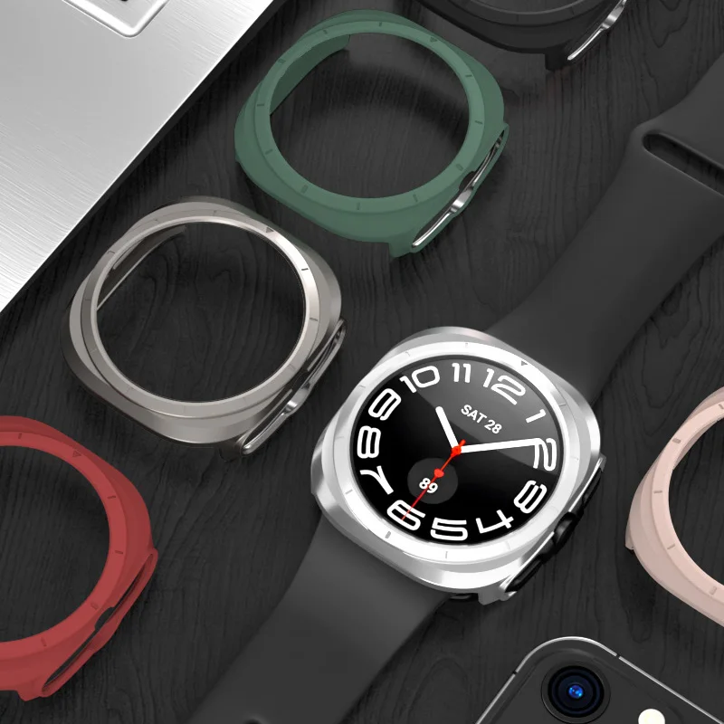 Enhanced Protective Shell Case for Galaxy Watch - Durable PC Protector Frame for Smartwatch