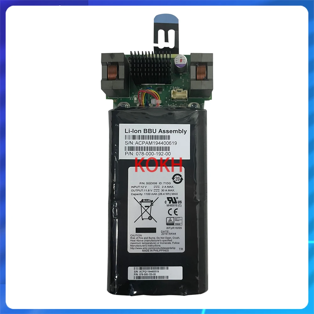 Originale 078-000-155-00 Per Emc Unity 300 / 400 / 500 / 600 Xt480F Bbu Batteria 078-000-129-03 Sgd006 71Dg 1100Mah 26.4Wh