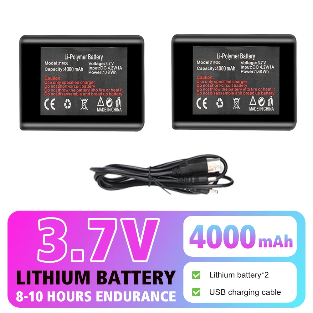 (3.7)4000mAh Battery