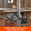 13 in Floor Drill Press, 7.5 Amp 120V, 288-3084 RPM Variable Speed Cast Iron Bench Drill Press, 0-45° Tilting, for Wood Metal 4