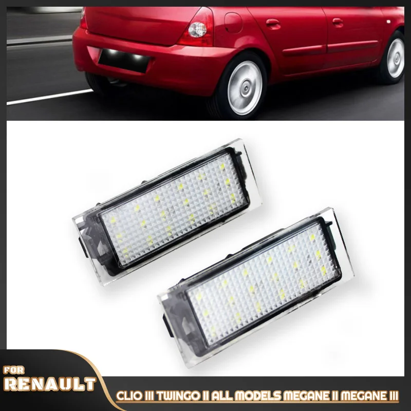 Led Targa Lampada Luce Auto Luz Nessun Errore Per Renault Megane 3 Clio Laguna 2 Megane 3 Twingo