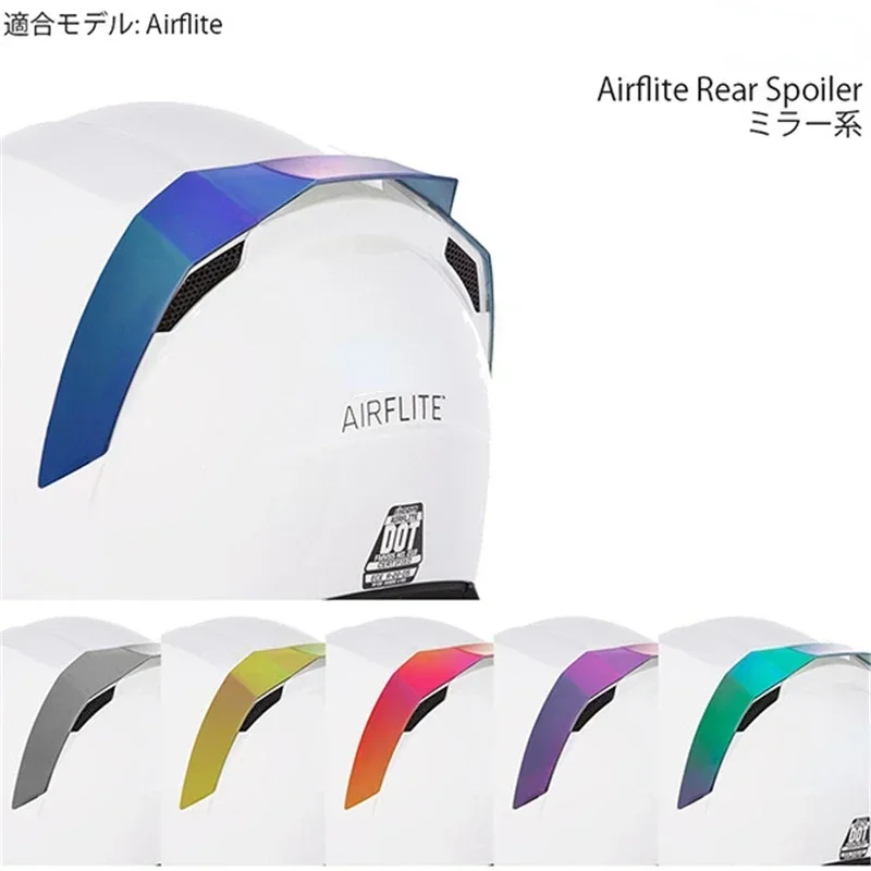 Para ICON Airflite Ghost accesorios para casco alerón de aire trasero casco de motocicleta cola modificada