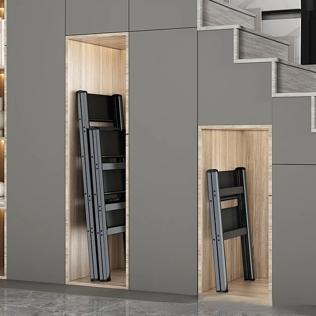 3단계 접이식 알루미늄 합금 다기능 스텝 스툴