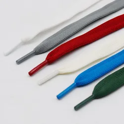 Weiou Lace Shoe Accessory 15MM Fly Weaving Wide Knitting Pure Tape Multicolor Freshing Lighten String Unisex Air Sneaker Cordon