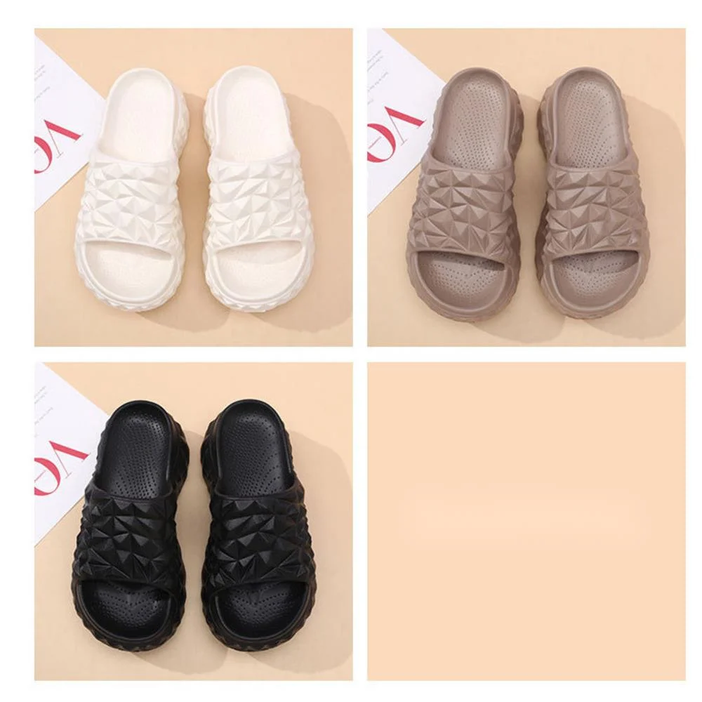 High Heeled Sandals For Women In Summer Thick Soled And High Heeled Flip Flops Wear Resistant Breathable And Non Stinky Foot Slippers_voghion.com