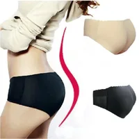 Sous-vêtements pour femmes, Lingerie amincissante, contrôle du ventre, modelant le corps, faux cul, rehausseur de fesses, slip rembourré en éponge, culotte Push Up 2