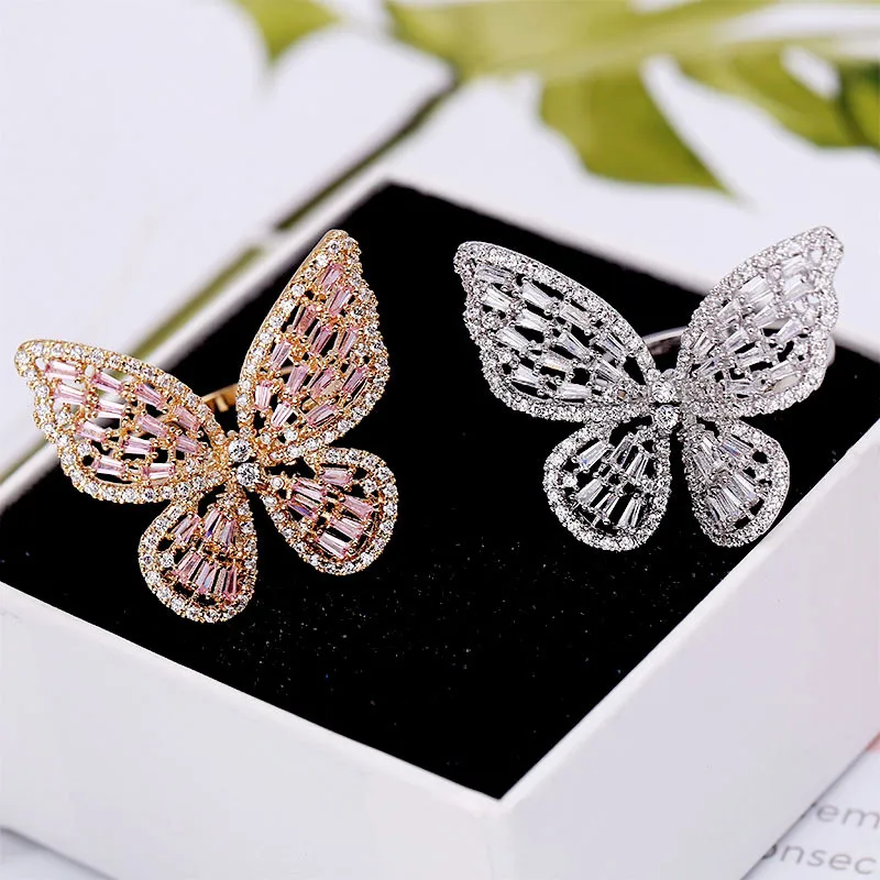 

Dorado Luxury Butterfly Rings For Women Retro New Alloy Engagement Wedding Party Female Finger Fashion Jewelry Anillos 2023