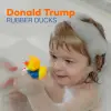 Donald Trump Rubber Ducks Bulk - 6 Pack Small 2.3 Inch,Trump Rubber Duckies Great for Jeep Ducking,Trump 2024 Gift,Bath Tub Toys 4