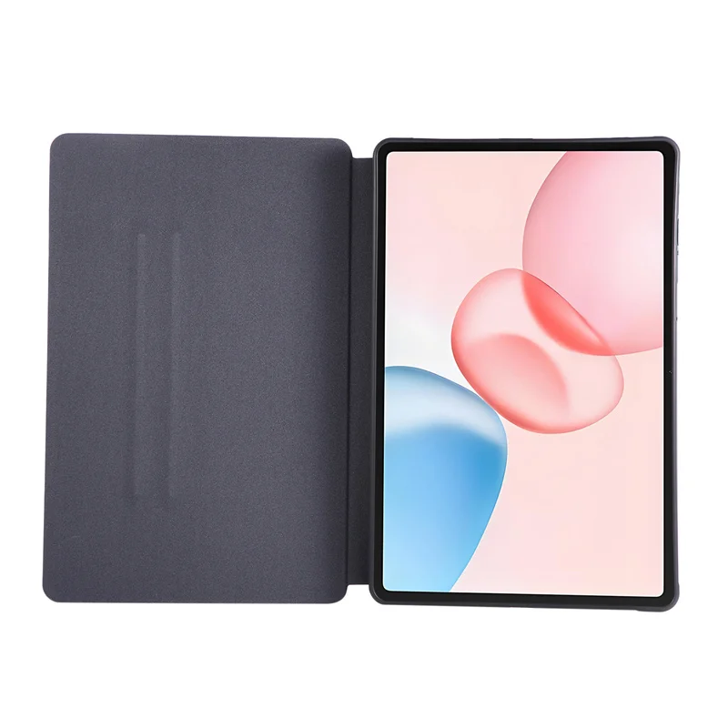 Housse De Protection Pour Honor Pad 10 12.1 Pouces - Étui Cuir PU Avec Support, Design Pissenlit Bleu