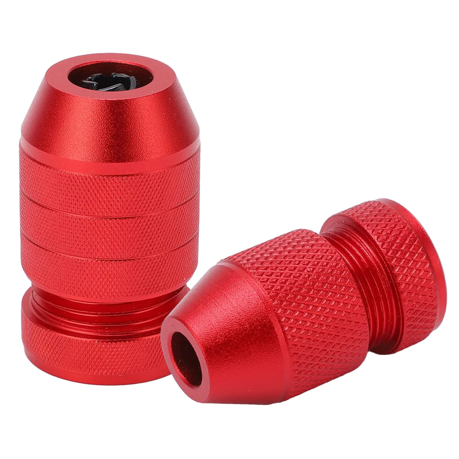 

2pcs Hand Tools Wear Resistance Aluminum Shell Anti Slip Furniture Install Locator Nylon Inner Lightweight Drill Depth Stop Red