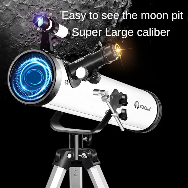 Professional Astronomical Telescope For Space Star Moon Watching 875X 35 To 875 Times Zoom Refractive Monocular Telescopio Gift