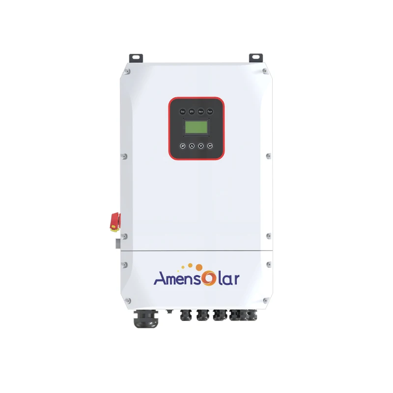 Amensolar Ready Stock 10Kw 110V Split Phase Solar Hybrid Inverter Grid Tie System 51.2V Energy Power Storage