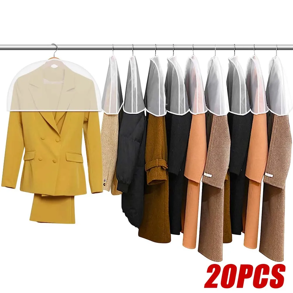 20PCSTravelClothesCoversGarmentSuitProtectorsShoulderCloset