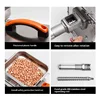 Oil Press Machine Stainless Steel Automatic Household Cold Rolling Hot Oil Press 220V Environmental Protection Saving Oil Fryer 6