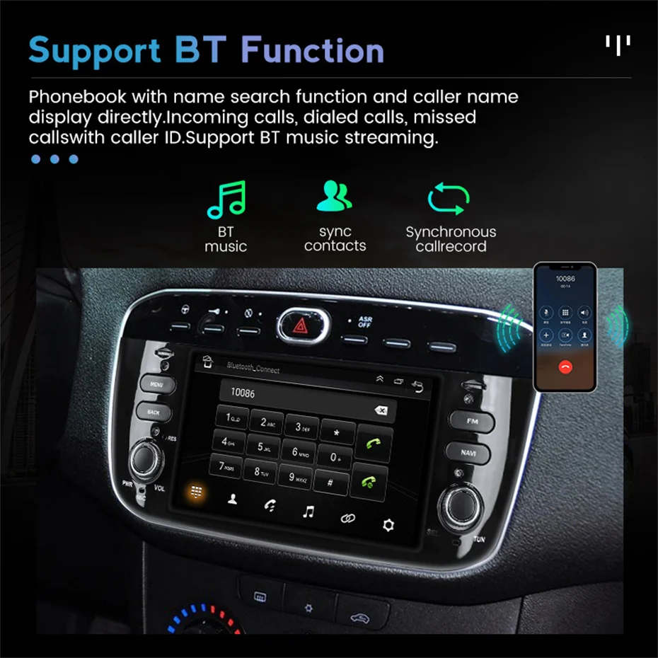 car movie player autoradio 1 din Android 11 Car Stereo multimedia Player For Fiat Grande Punto Linea 2007-2012 GPS Navigation Radio 4Core Wifi BT best dvd player for car headrest