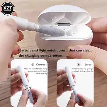 Reiniger Kit für Airpods Pro 1 2 3 ohrhörer Reinigung Stift Pinsel Bluetooth Kopfhörer Fall Headset Tastatur Telefon Reinigung Werkzeuge — изображение 6