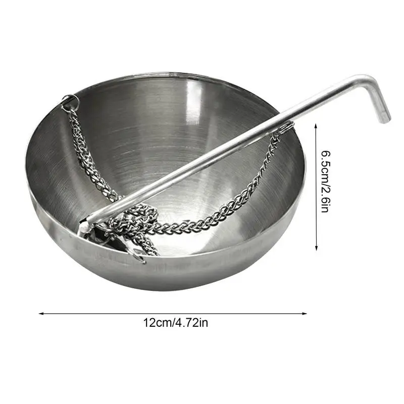 Stainless Steel Sauna Bowl Aroma Bowl Cup Exquisite EssentialOil Bowl Sauna Room Aromatherapy EssentialOil Bowl for Steam Room 6