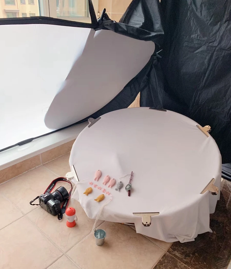 Newborn Photography Props Beanbag Stand Carry Case Set Stainless Steel Newborn Posing Bean Bag Frame Baby Photoshoot Round Nest