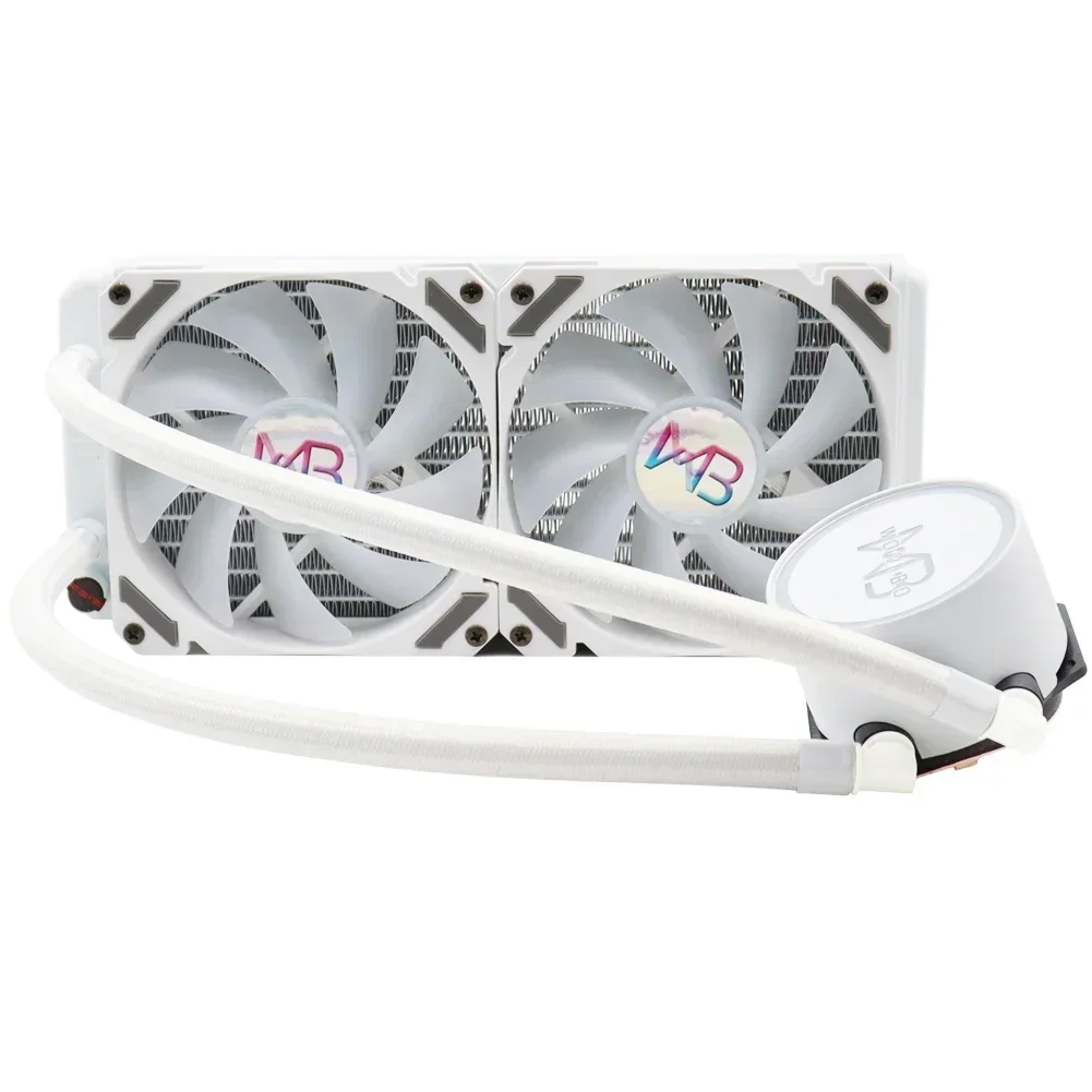 Resfriador de Água para Computador Argb Rgb Pwm 4pin 240 mm Ventilação Líquida para Intel Lga 1200 115x1366 2011 Am3 Am4 Radiador - Imagem 4