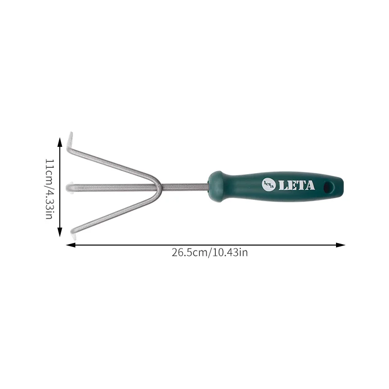 Leta Metal Three Claw 9.4-inch Gardening Tool Beach Tool