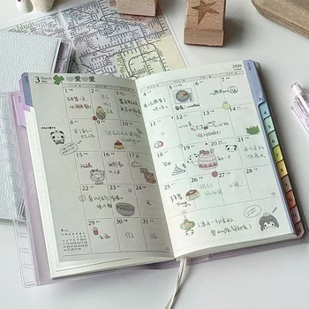 Calendario Notebook Diario 2026 Planner con calendario Manuale Piano settimanale mensile di alto valore Note di lavoro