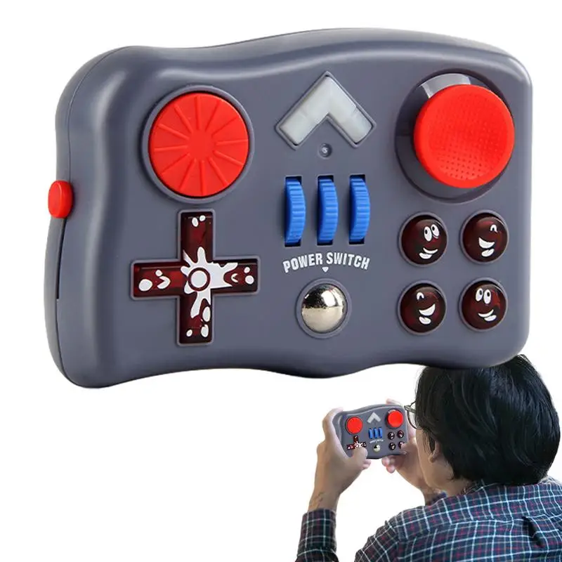 

Fast Push Game Game Controller Design Handheld Game Funny Light Up Instant Sound Feedback Fast Push Bubble Game Exercises