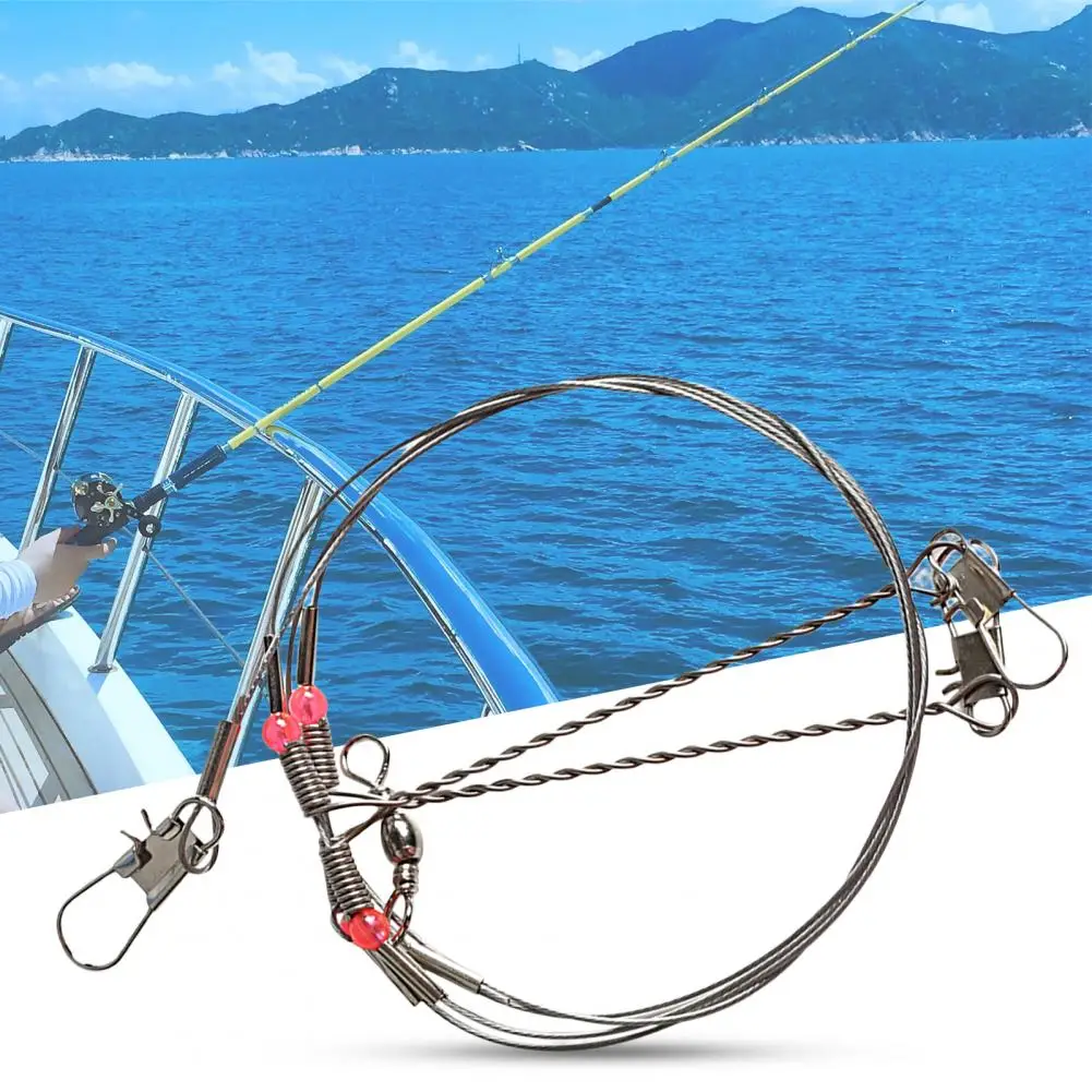 Fishing Leader Non-Deformed Tensile Strength Multifunctional Bottom River  Saltwater Fishing Rig Balance Bracket for Outdoor