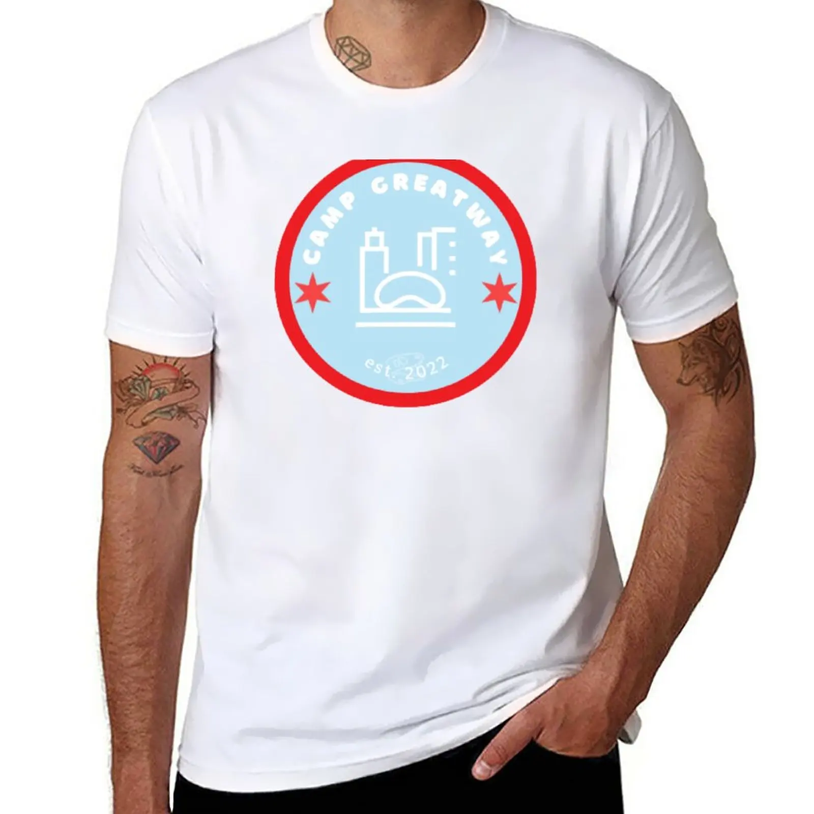 

CAMP GREATWAY T-Shirt sports fans new edition kawaii clothes plain white t shirts men