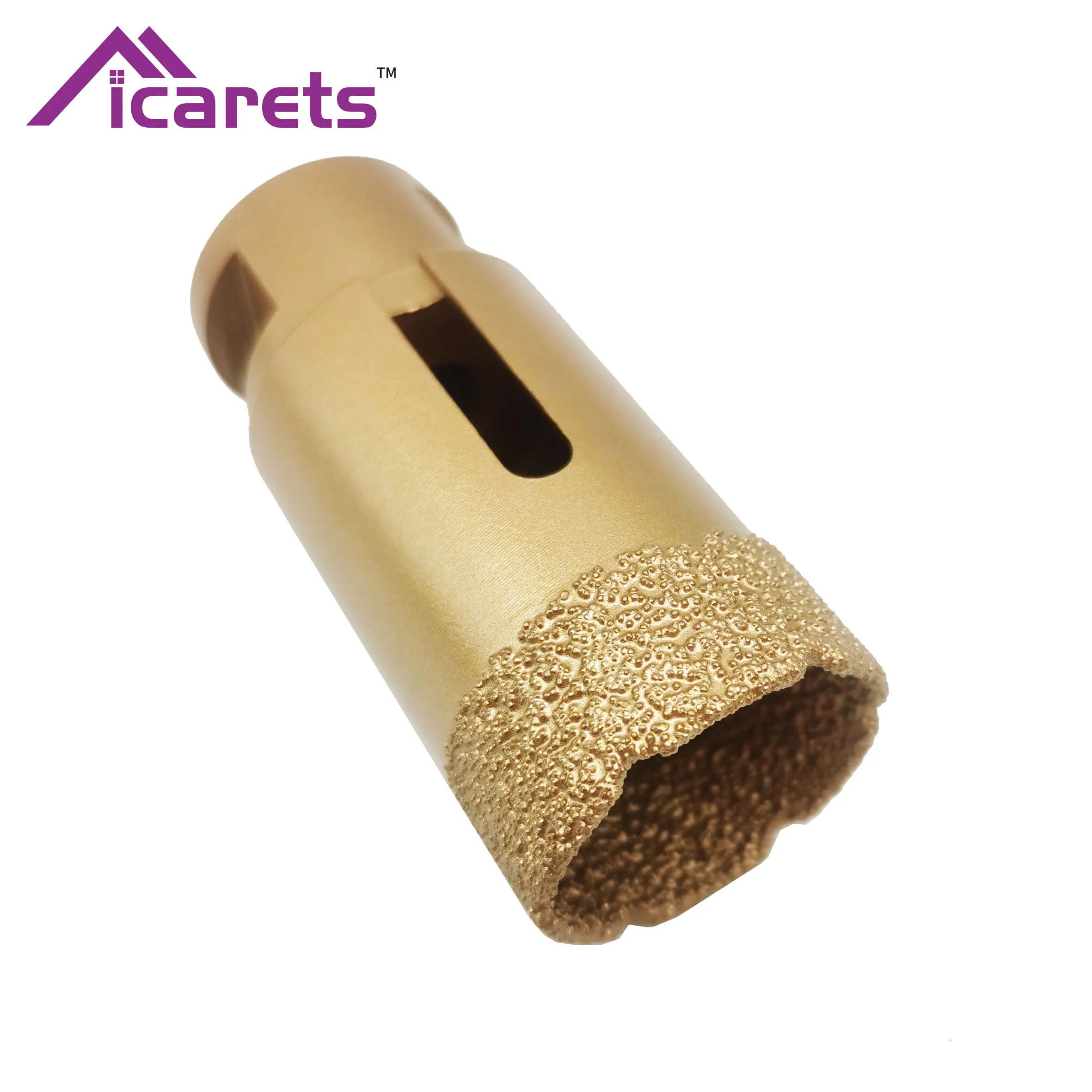 ICARETS 35mm Diamond Coated Core Bit Tile Drilling for Marble Core Drill For Granite Porcelain Hole Saw For Angle Grinder krachtige m14 diamond drill bit 6mm 8mm tile marble concrete drill for glass granite porcelain tile marble angle grinder