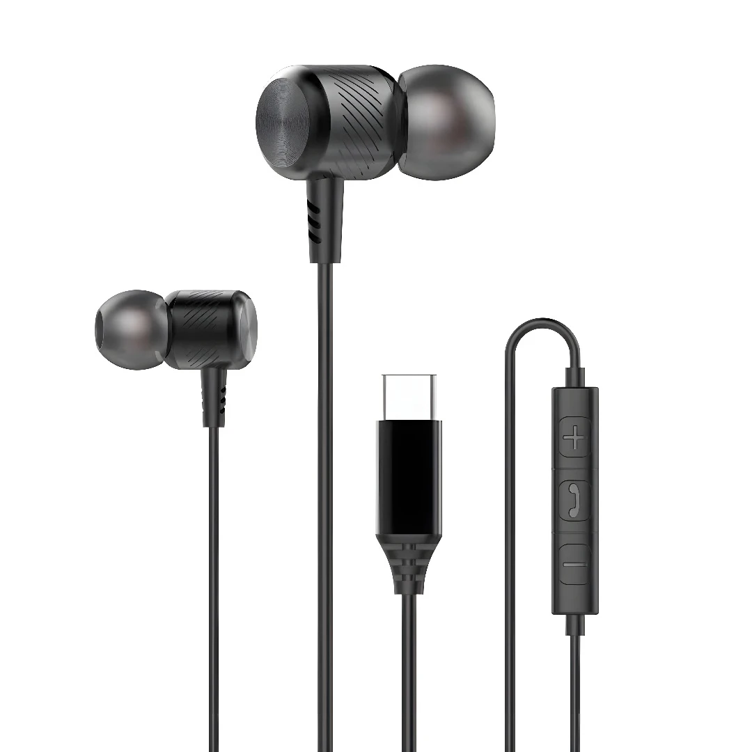 EARDECO Bass Wired Headphones with Metal Stereo Sound
