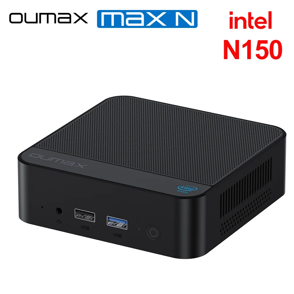 2025 OUMAX Intel Twin Lake N150 16GB 500GB ミニPC 静音
