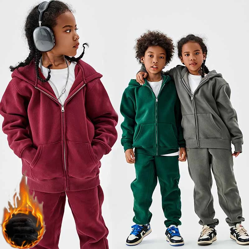 Kids GAP Yellow Fleece Tracksuit – Cozy Winter Two-Piece Set main image 1