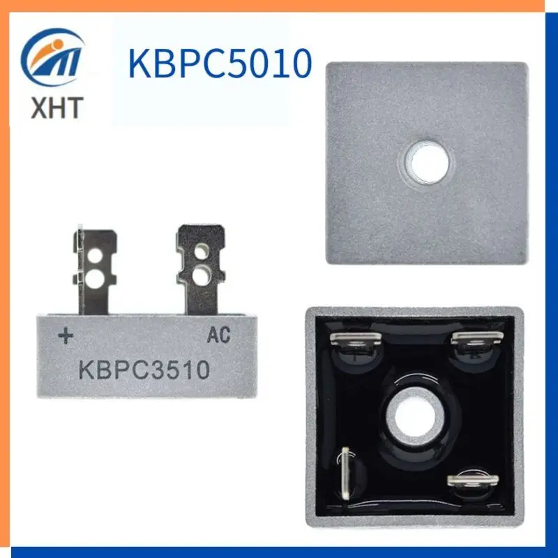 1/2PCS KBPC1510 KBPC2510 KBPC3510 KBPC5010 15A 25A 35A 50A 1000V Diode ...