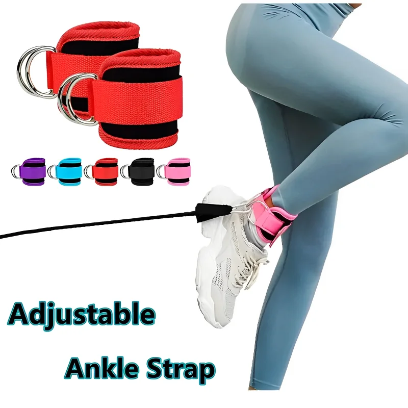 Fitness Ankle Straps Adjustable Gym Leg Strength Workouts With Buckle Sports Guard Abductors For Gantry Training Butt Device
