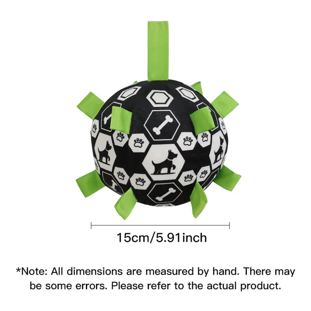 New Pet Bell Sound Toy Ball Dog Outdoor Interactive Training Play Football 2