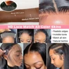 Hd Lace Frontal Wig 13x6 Lace Front Wig Human Hair 30Inch Bone Straight Transparent Lace Human Hair Wigs HD Lace 4x4 Closure Wig 4