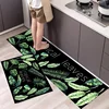 Kitchen Rug Tropic Plant Flowers Long Strip Living Room Carpet Anti-slip Hallway Bedroom Floor Mat Home Decoration 1