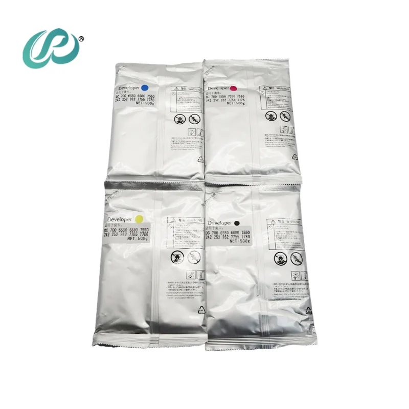 

4pcs C6550 Developer Powder for Xerox C5065 6550 7500 7550 245 242 260 560 700 7780 Compatible Copier Spare Parts CMYK500G