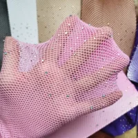 Collants d'été moulants pour enfants, pantalons en résille scintillants et diamants, Leggings de danse latine creux, cadeau pour filles 2