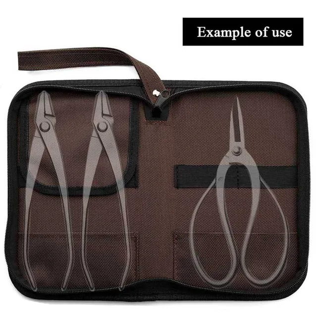 Borsa Rotolo Attrezzi Bonsai In Tela - Portautensili Multitasche Per Giardinaggio - Foto 7