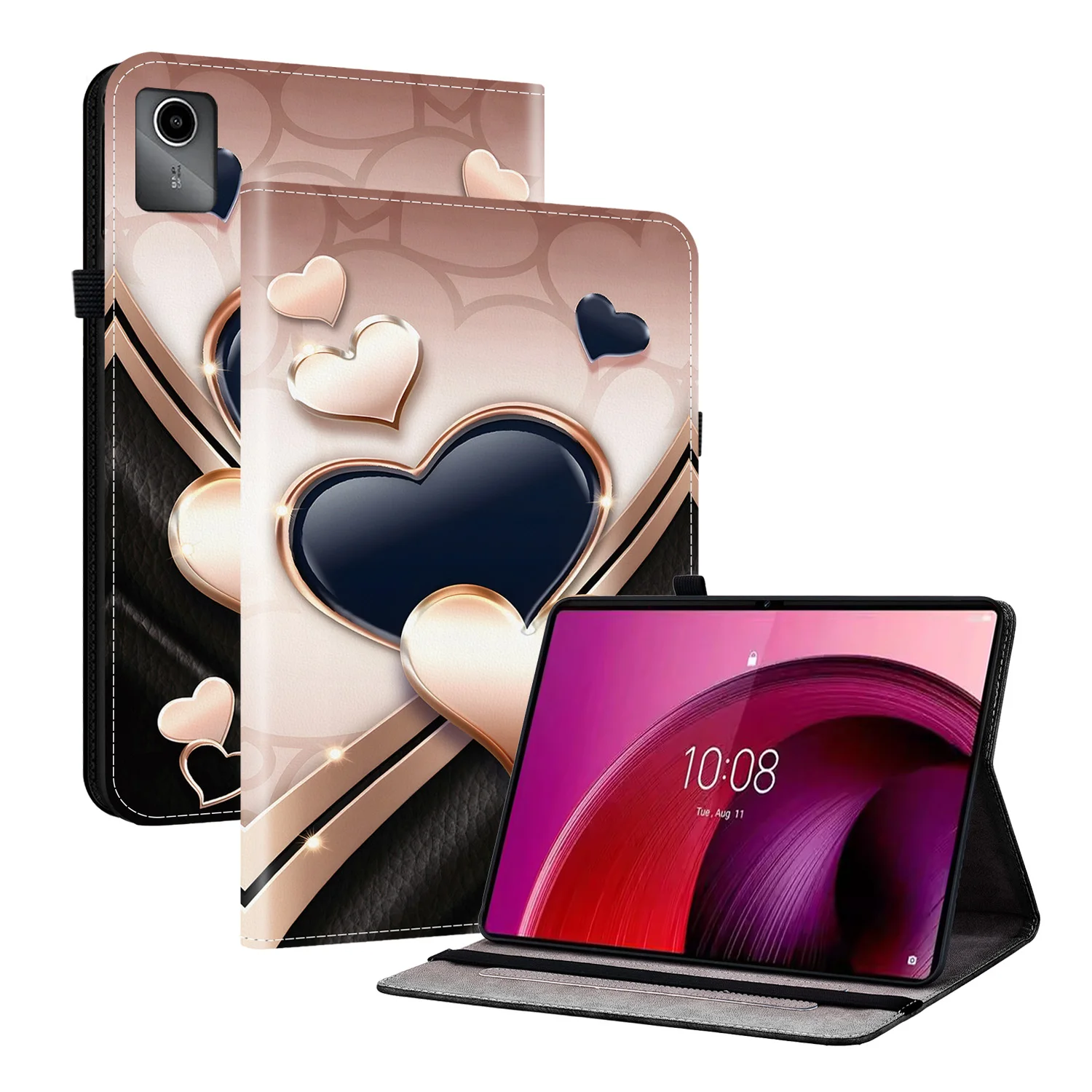 Premium Leather Tablet Cover - Universal Fit