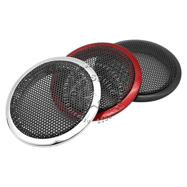 Couverture de protection de grille de haut-parleur audio de voiture, grille  en maille métallique, cercle décoratif, 6 x 9, 6x9 - AliExpress