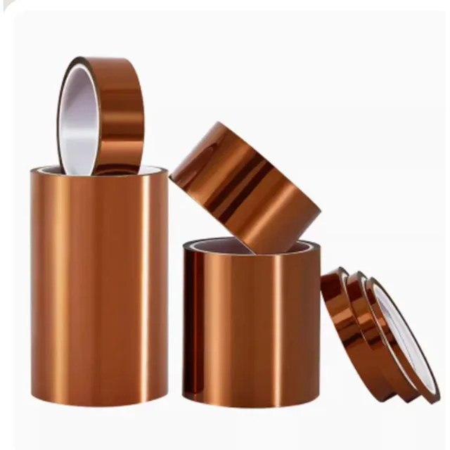 280 °   เทปฉนวนความร้อน BGA Pi ทนความร้อนสูง เทปโพลีอิไมด์กาวสำหรับฉนวนป้องกันแผงวงจรพิมพ์ 3 มิติ 1