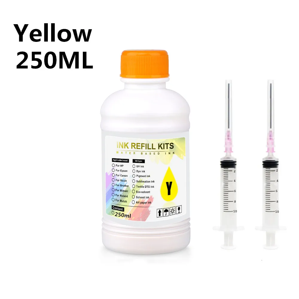 250ml Refill Dye Ink HP Canon Epson Brother Printer and Ink Cartridges HP 301 302 304 305 Canon 845 846 445 446 815 816