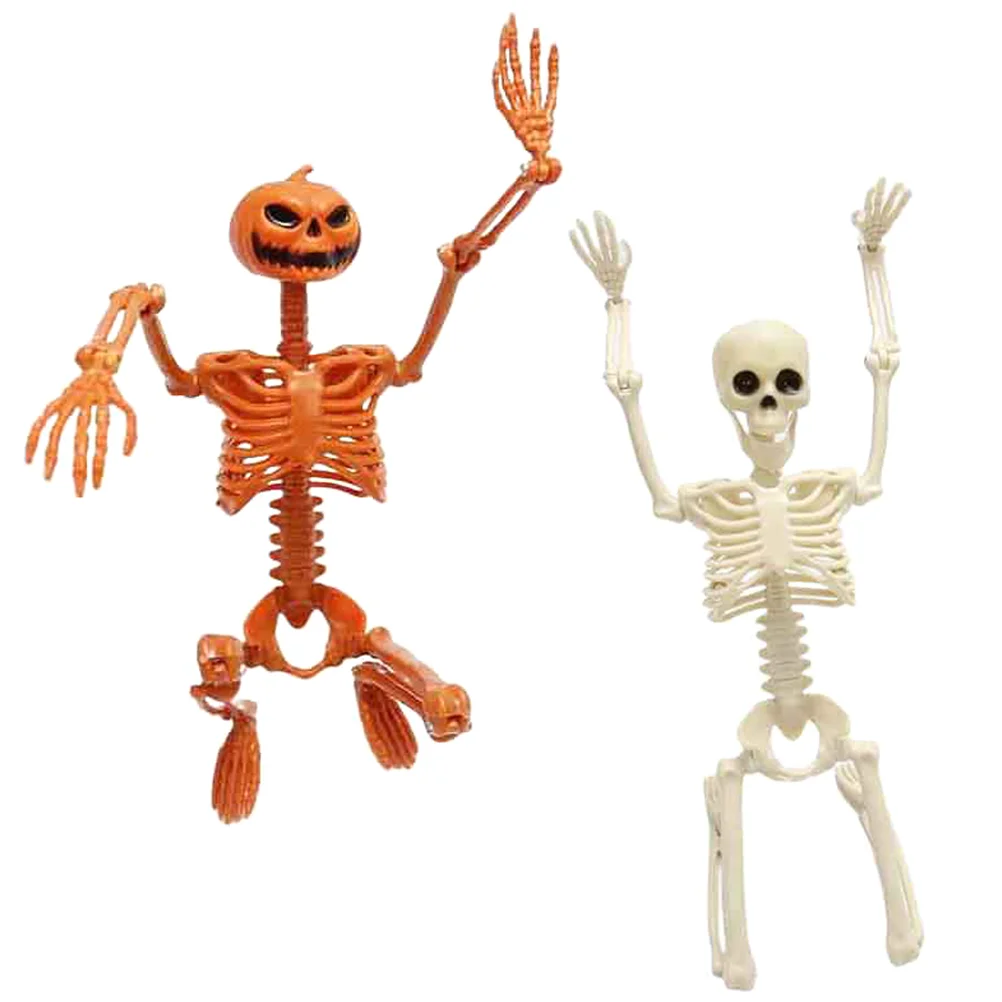 

2 Pcs Model Simulated Models Halloween Toys Fake Prop Haunted House Gifts Prank Adjustable Horrible Landscape