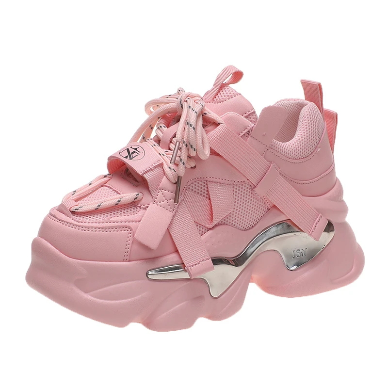 2023 NEW Platform Sneakers Women Pink Designer Spring Sports